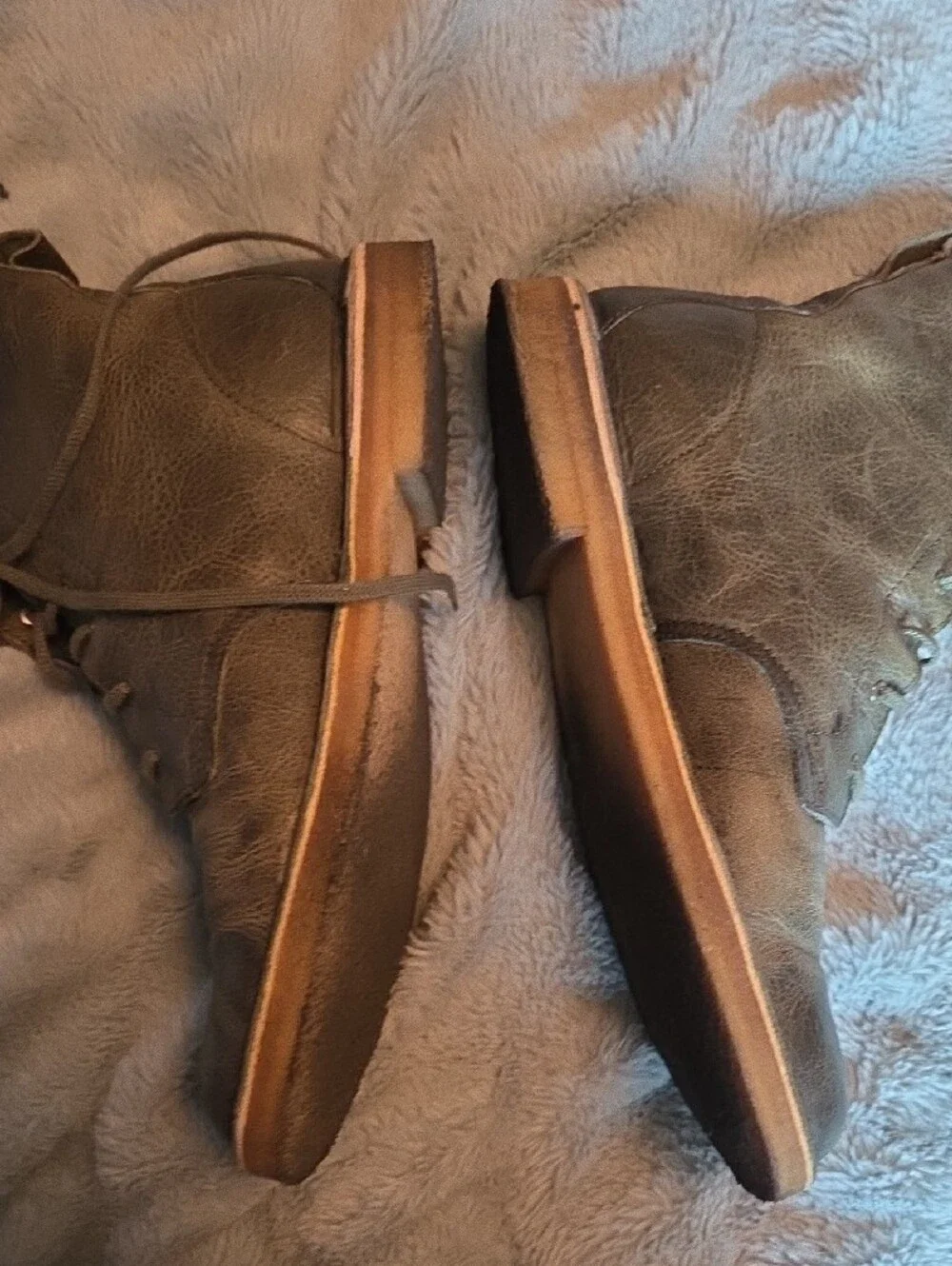 Clarks Men's Green(Leaf) Leather Chukka Boots Desert MALI